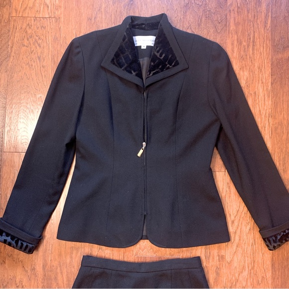 Laura Madrigano Vintage Wool Suit - Size 4 - Picture 3 of 11